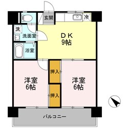 井上ハイツの物件間取画像